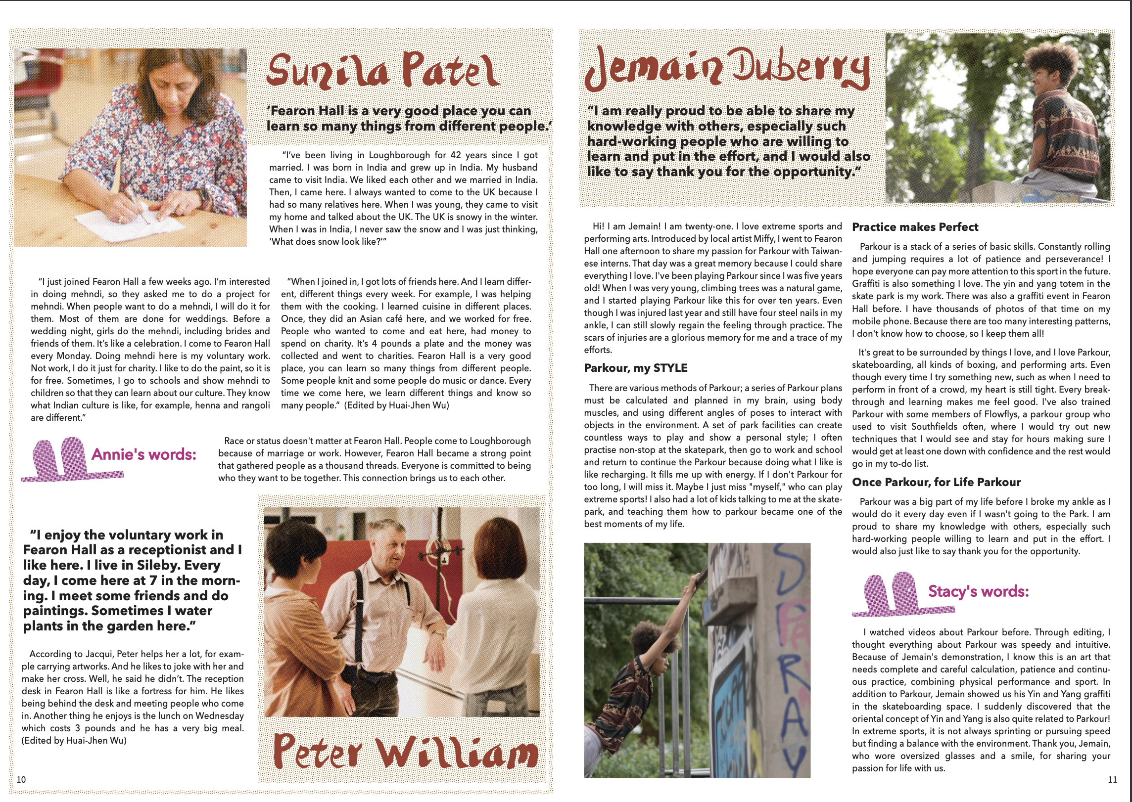 The newsletter, NEXUST, produced by the NCKU interns