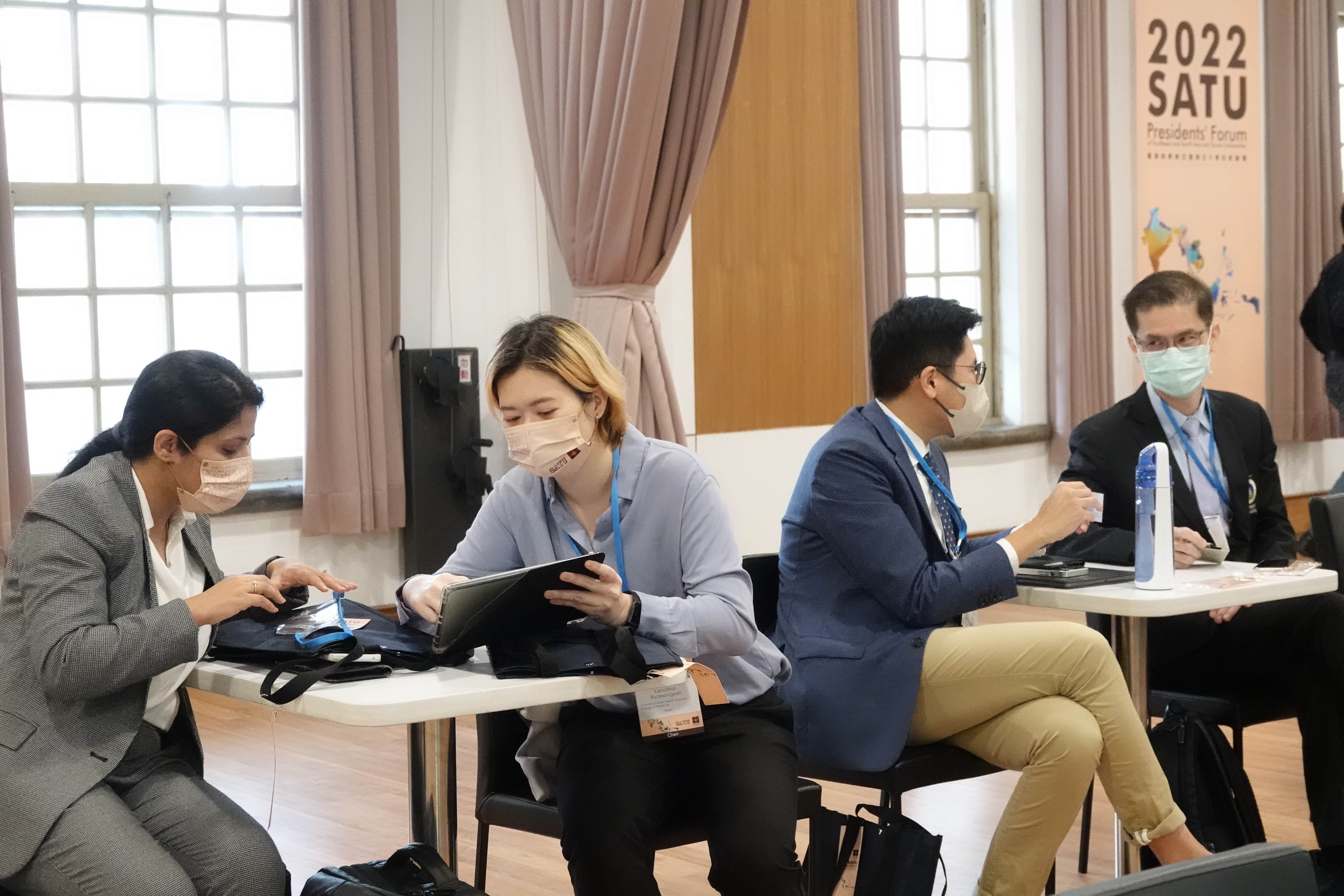 臺灣與東南亞暨南亞大學校長論壇(SATU Presidents' Forum)雙年大會 24 日於成大舉辦閉幕式
