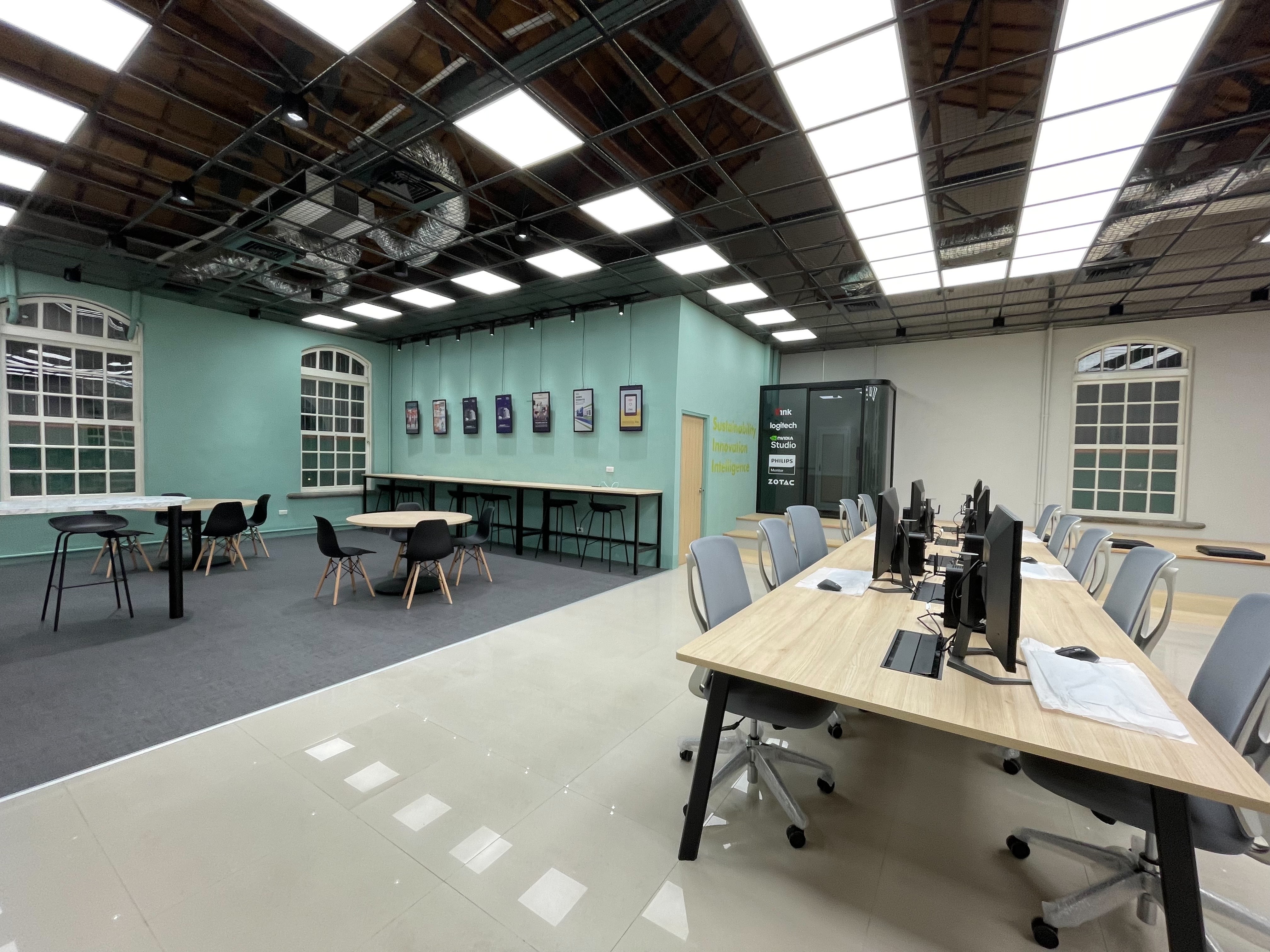 圖2 「NVIDIA Studio X 永續.創新.智慧教室」
