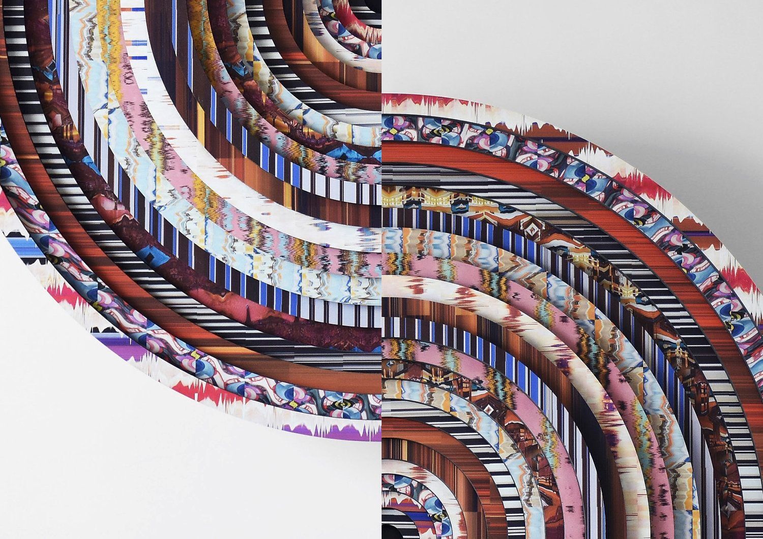 Pump, Cho’s the latest 3D art works, applies CNC wood carving and UV printing technology.
