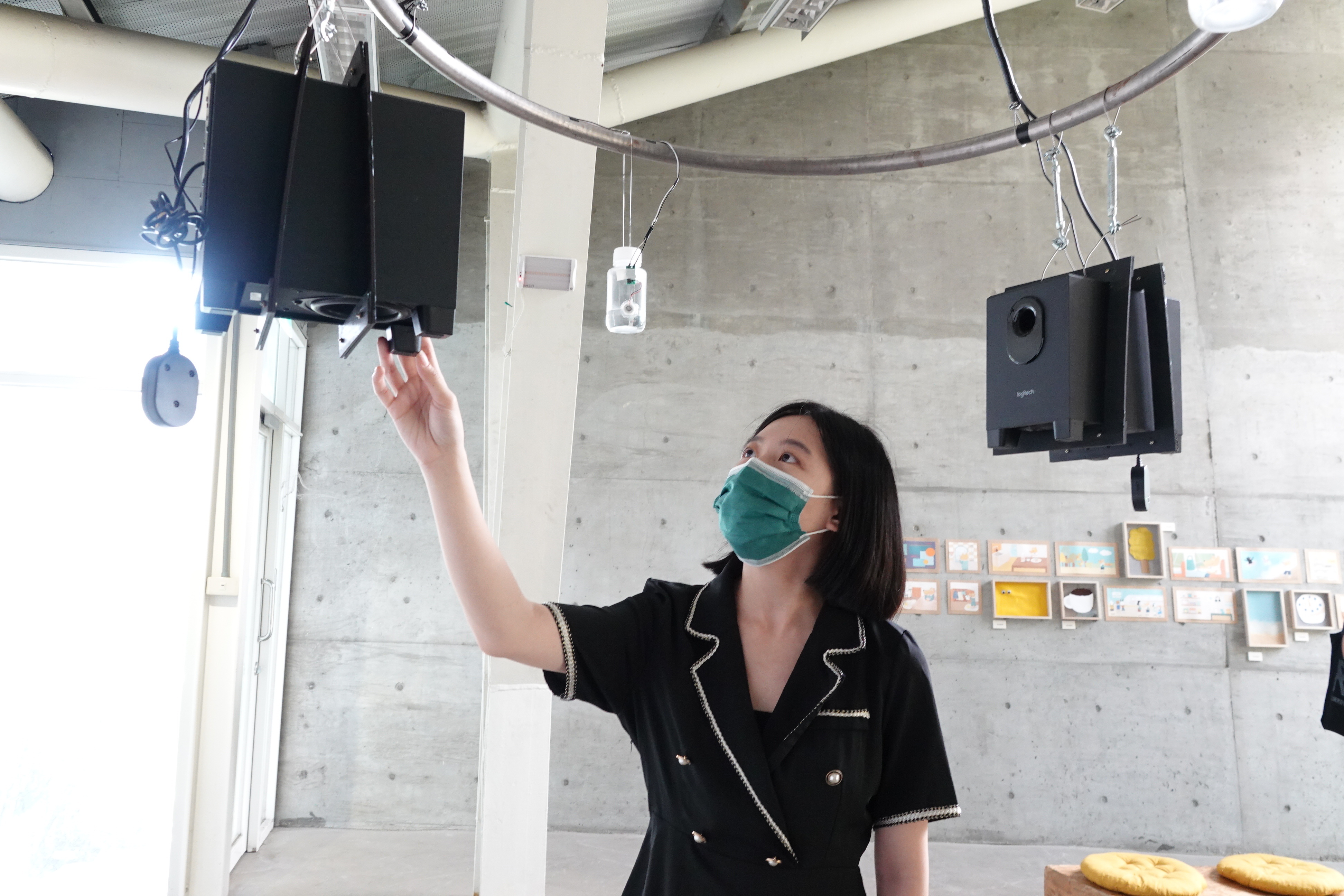 「超頻感官」作品利用科技藝術融合氣味與聲音紓壓方式,創造新感官體驗
