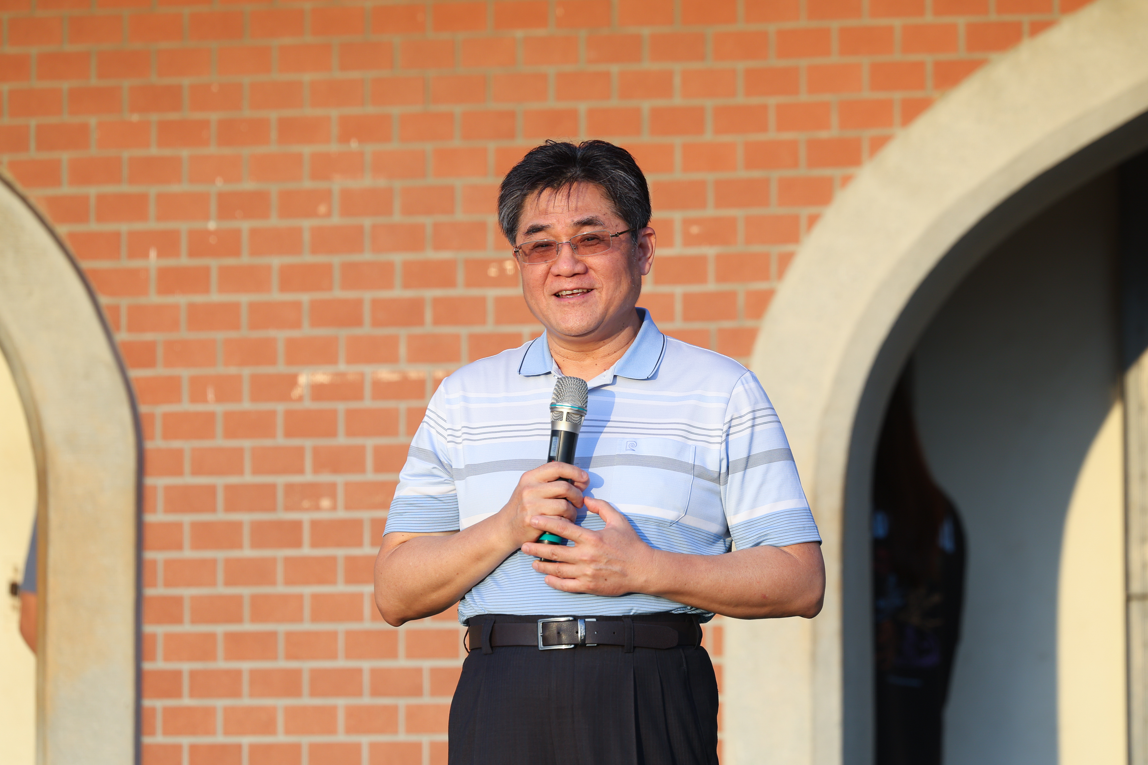 Vice President Shyy-Woei Chang reminded participants to enjoy the race and always put safety first.