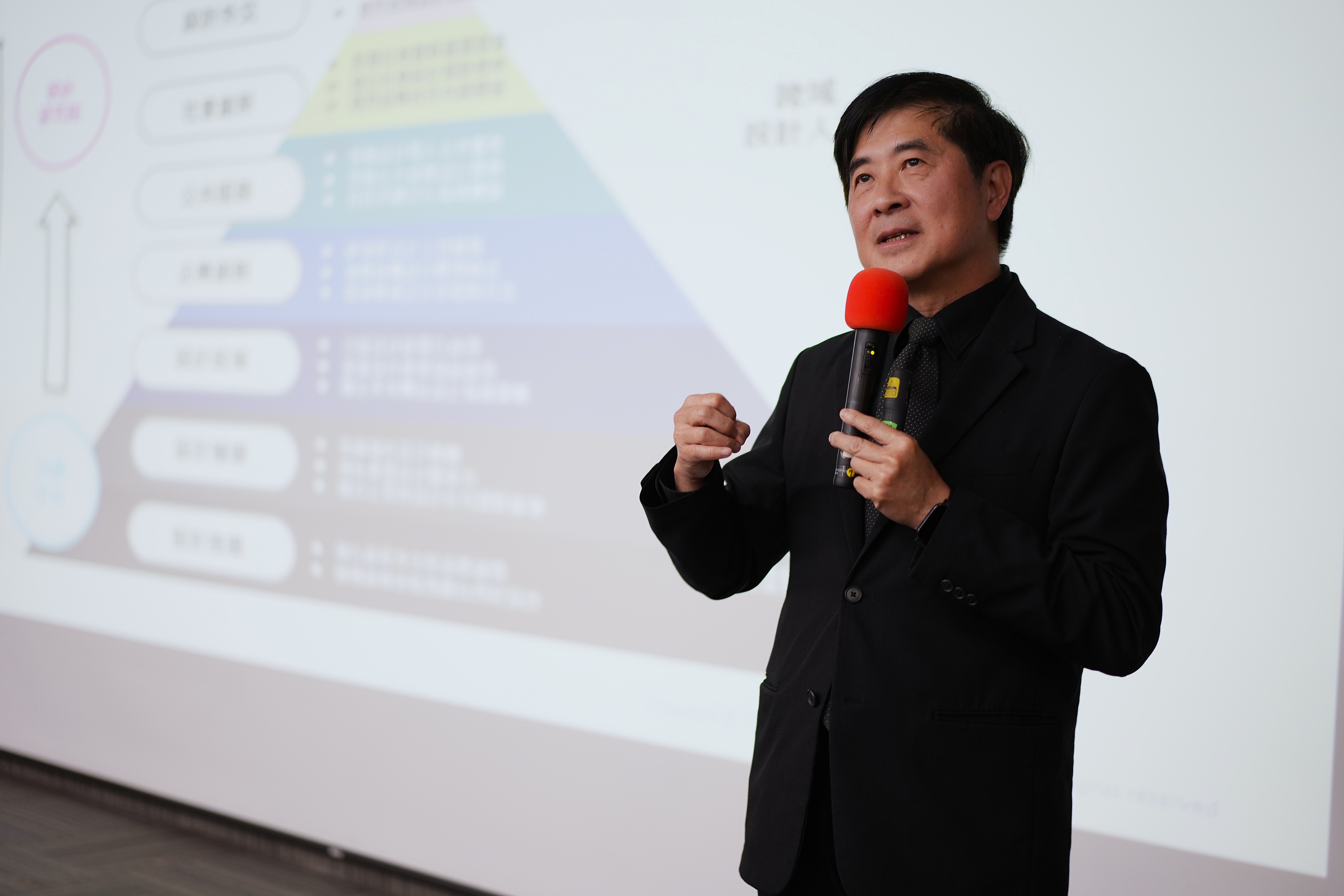 國立成功大學規劃與設計學院26日邀請台灣設計研究院張基義院長擔任「成大鳳凰講座」貴賓講者,以「設計X台灣」為題與上百位成大師生分享設計如何成為推動台灣創新與國際影響力的關鍵力量。