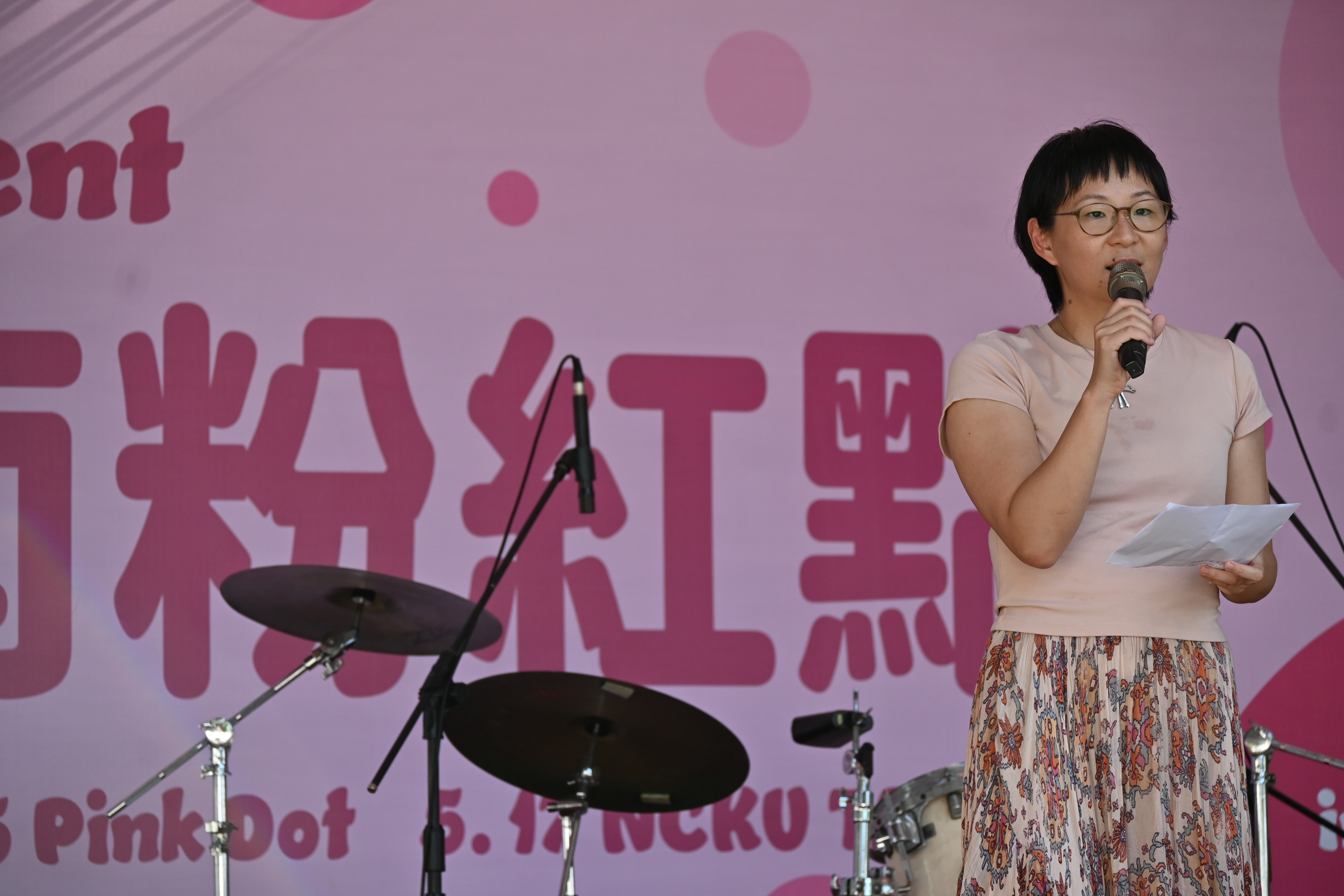 「To.拉酷社」社團指導老師莊佳蓉老師致詞時表示,台灣一直在性別議題上做得不錯,我們是有能力做得更好的