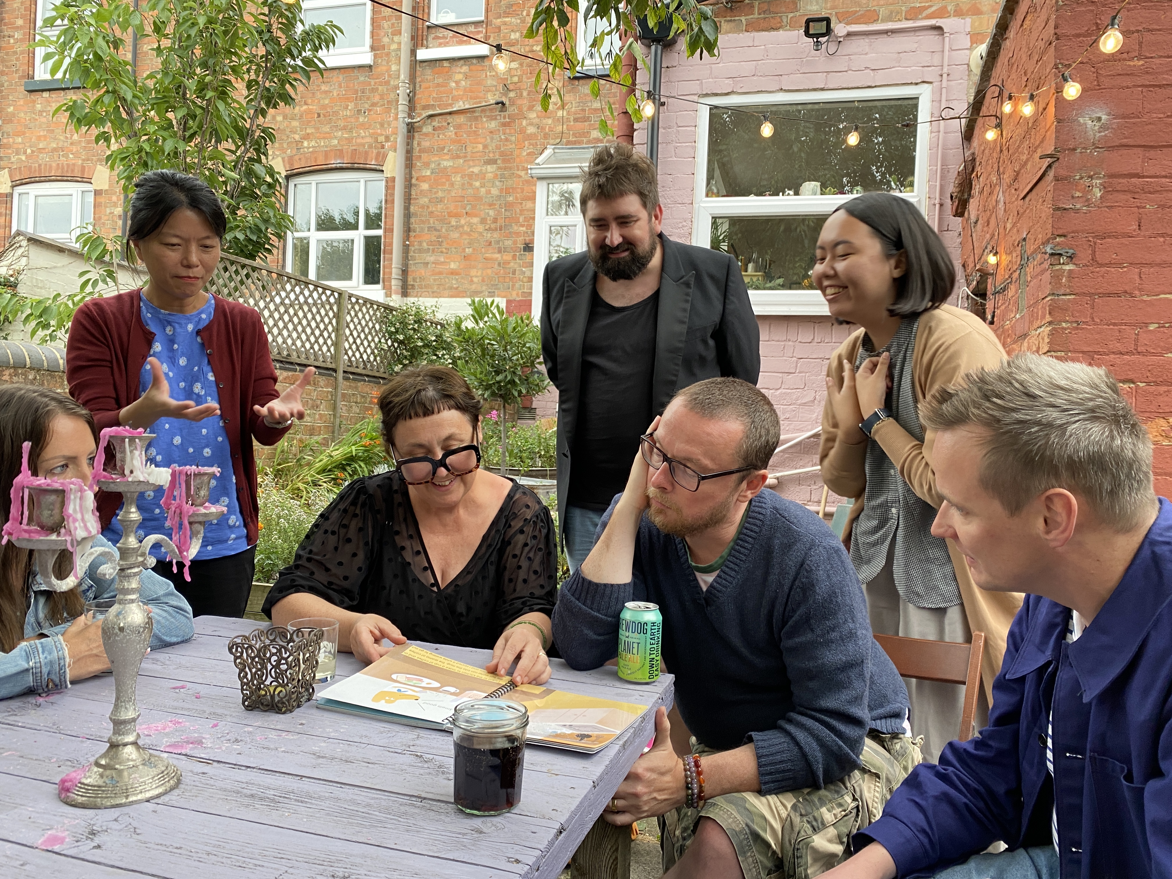 The NCKU interns were involved with members of the local community.