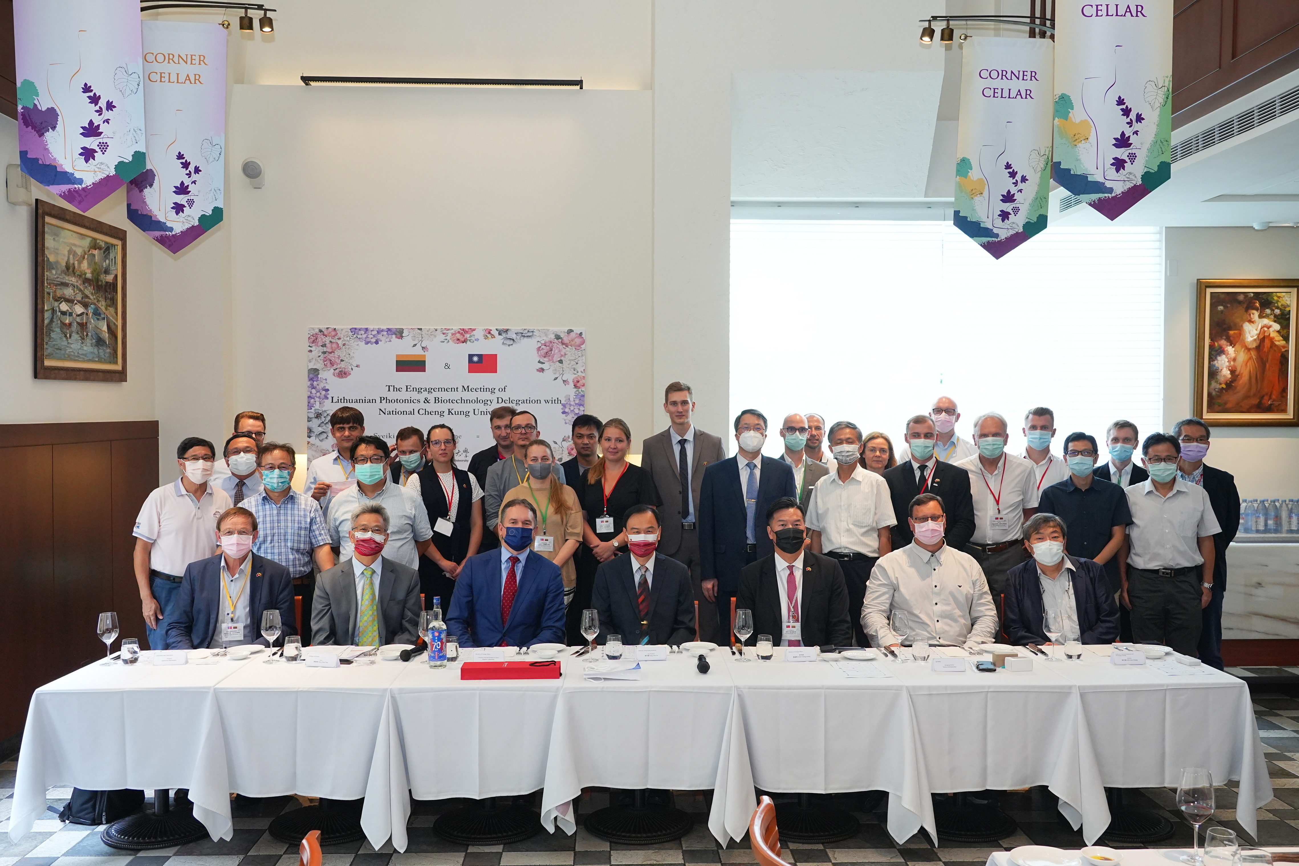 The Lithuanian delegation visits NCKU on September 16th