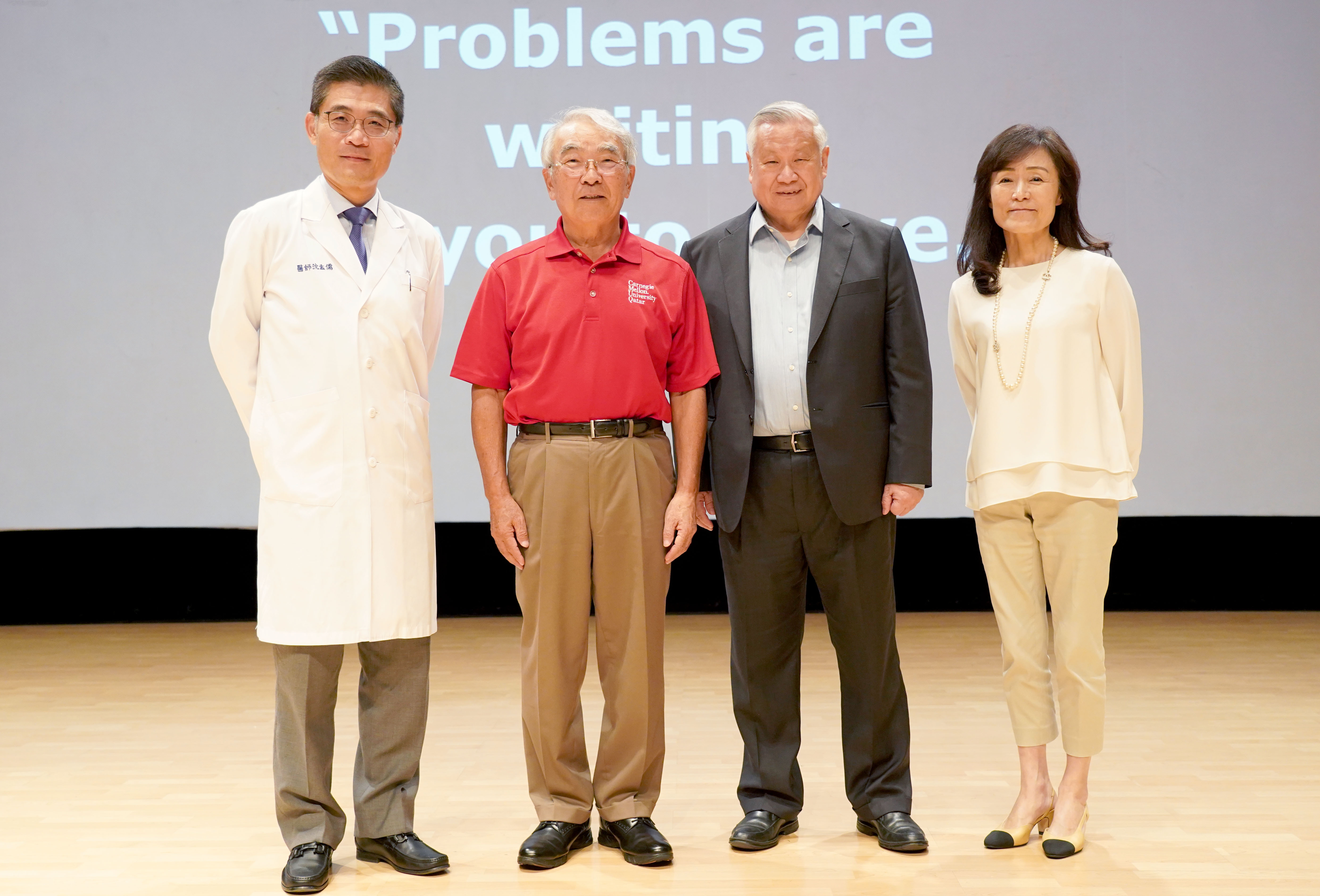 成大校長沈孟儒、敏求智慧運算學院蘇慧貞代理院長、旺宏電子董事長吳敏求