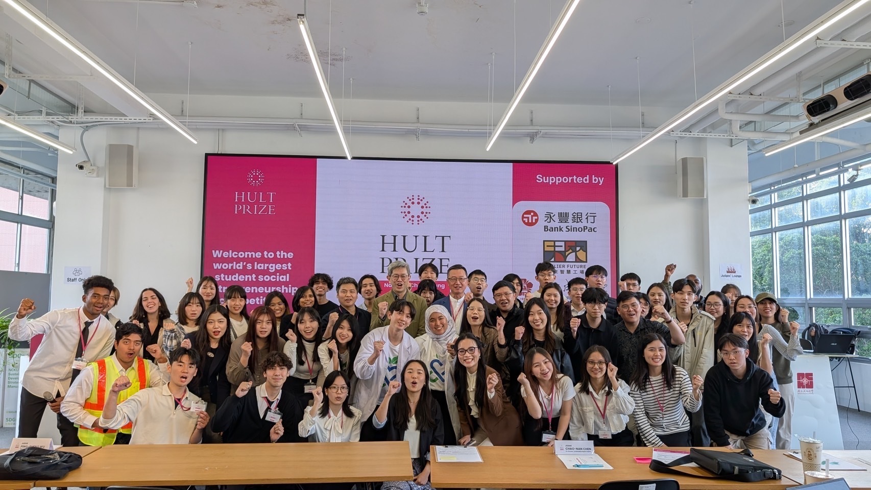 On February 22, 2025, National Cheng Kung University (NCKU) hosted the On-Campus Grand Final for the Hult Prize at Atelier Future, where innovative student teams competed to advance to the next stage of the global competition.