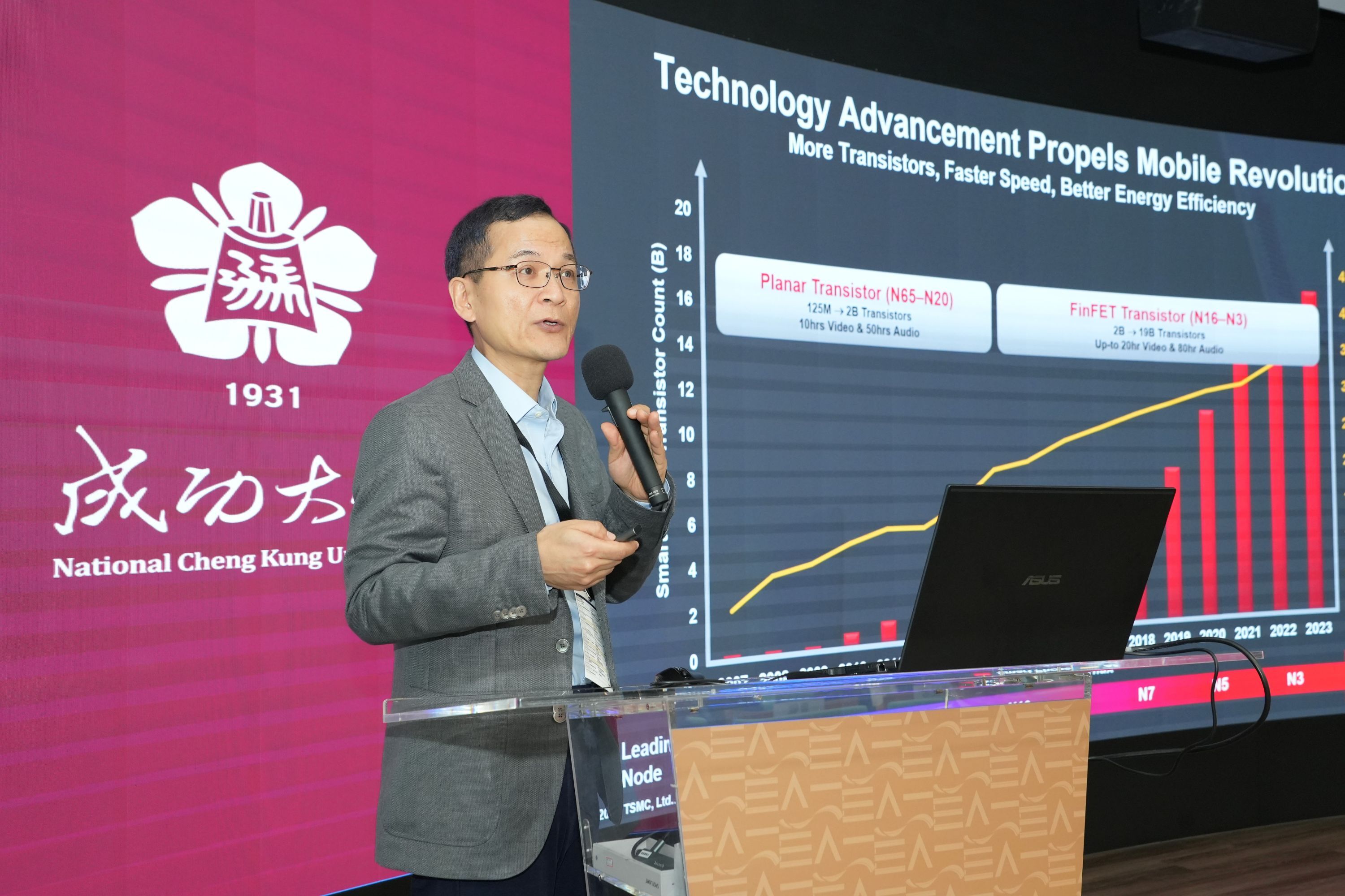 3-台積電技術發展副總經理曹敏博士以「半導體產業展望及新技術前沿」為題，深入解析晶片微縮、新材料應用與先進製程的發展現況