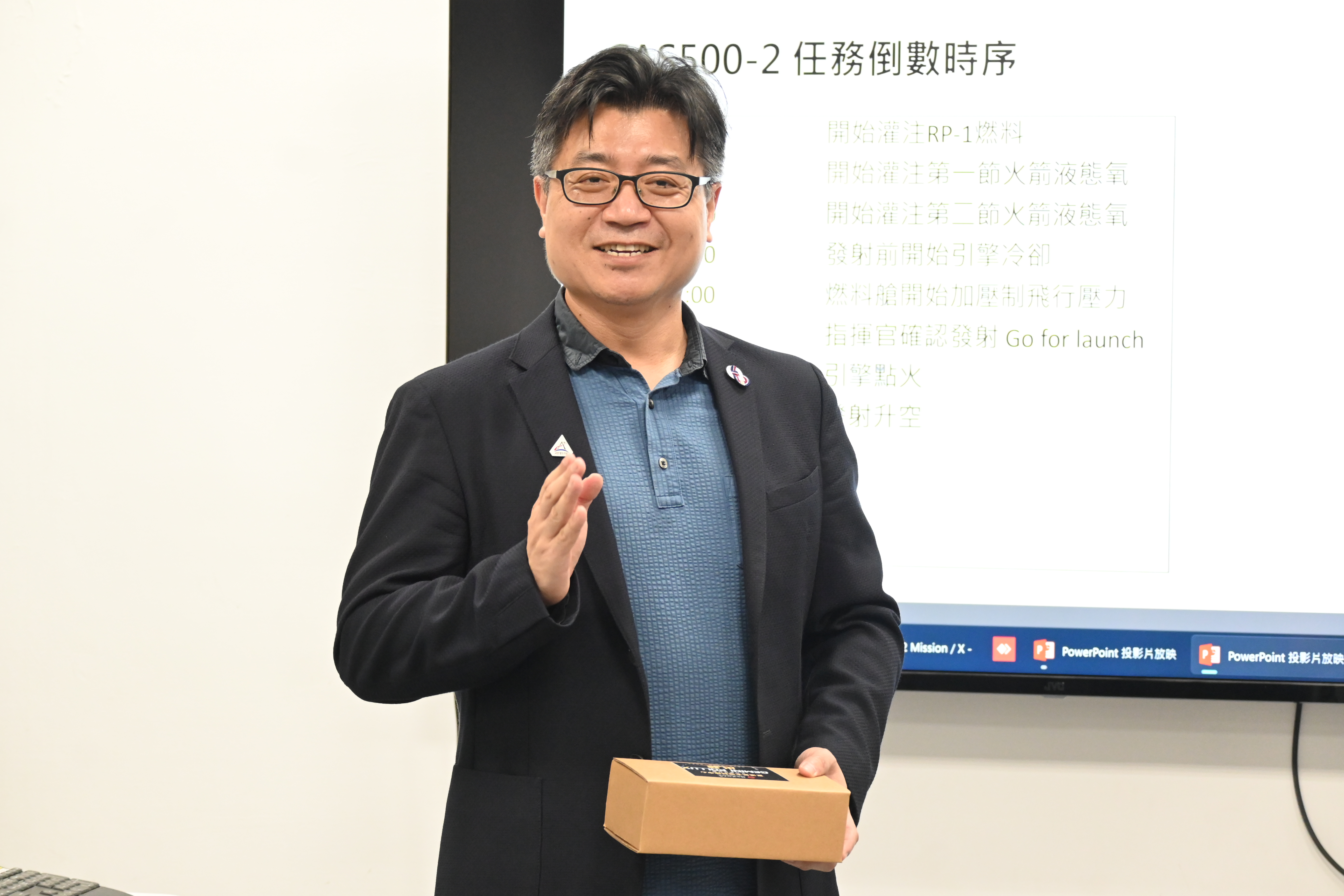 夏漢民太空科技中心林建宏主任表示,希望能讓每個學生從參與立方任務開始,未來都有機會能夠參與國家太空任務