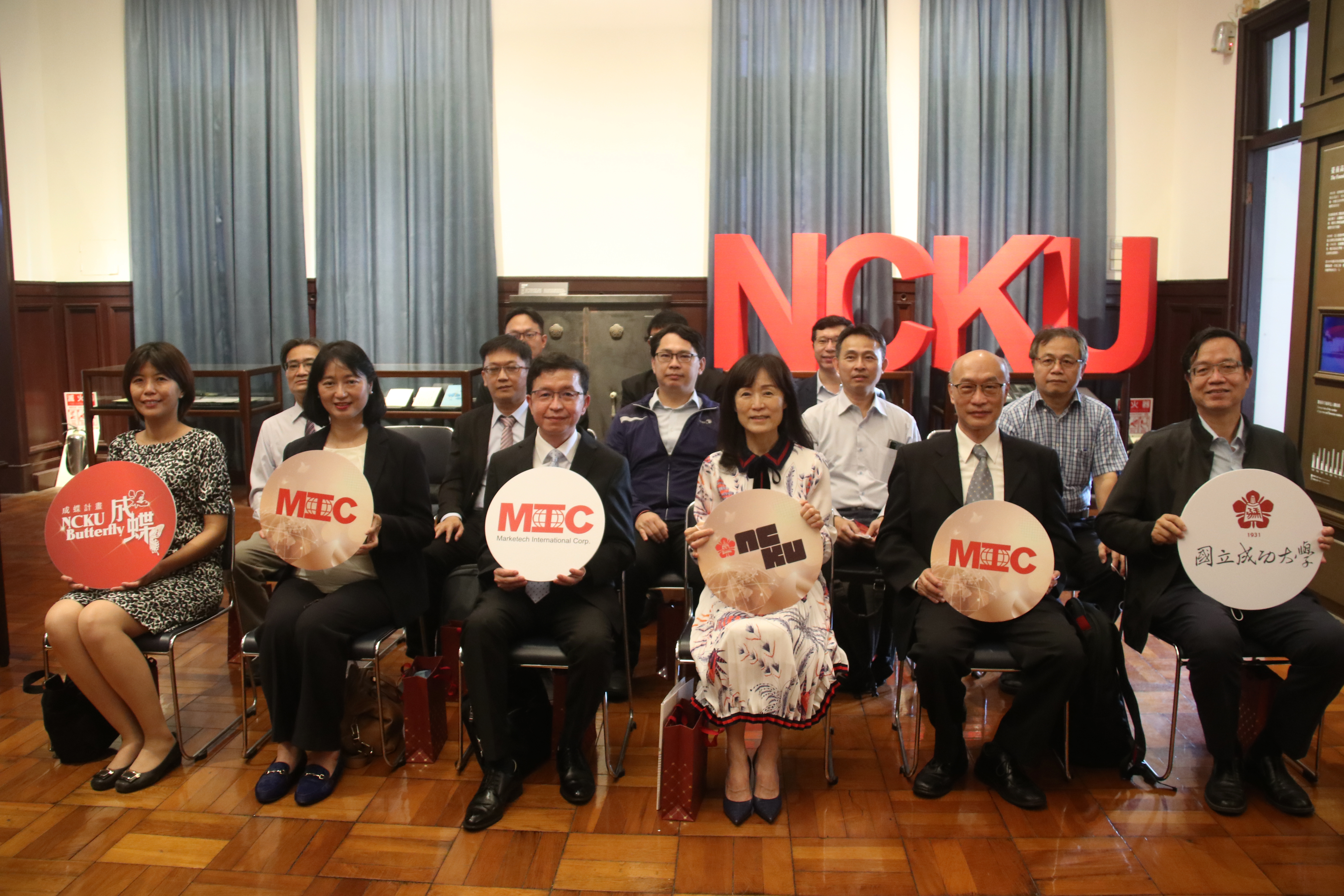 成大「成蝶計畫」28日與帆宣系統科技股份有限公司,簽署國際高階人才培育合作備忘錄。