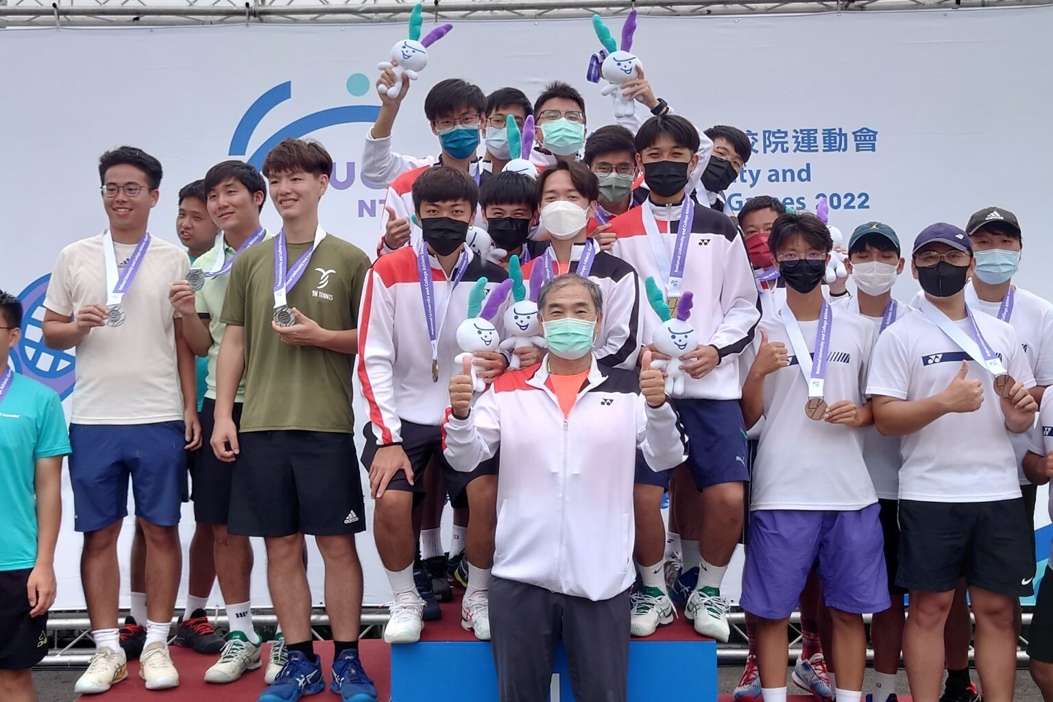 成大男子網球校隊：一般組團體冠軍，二連霸。
