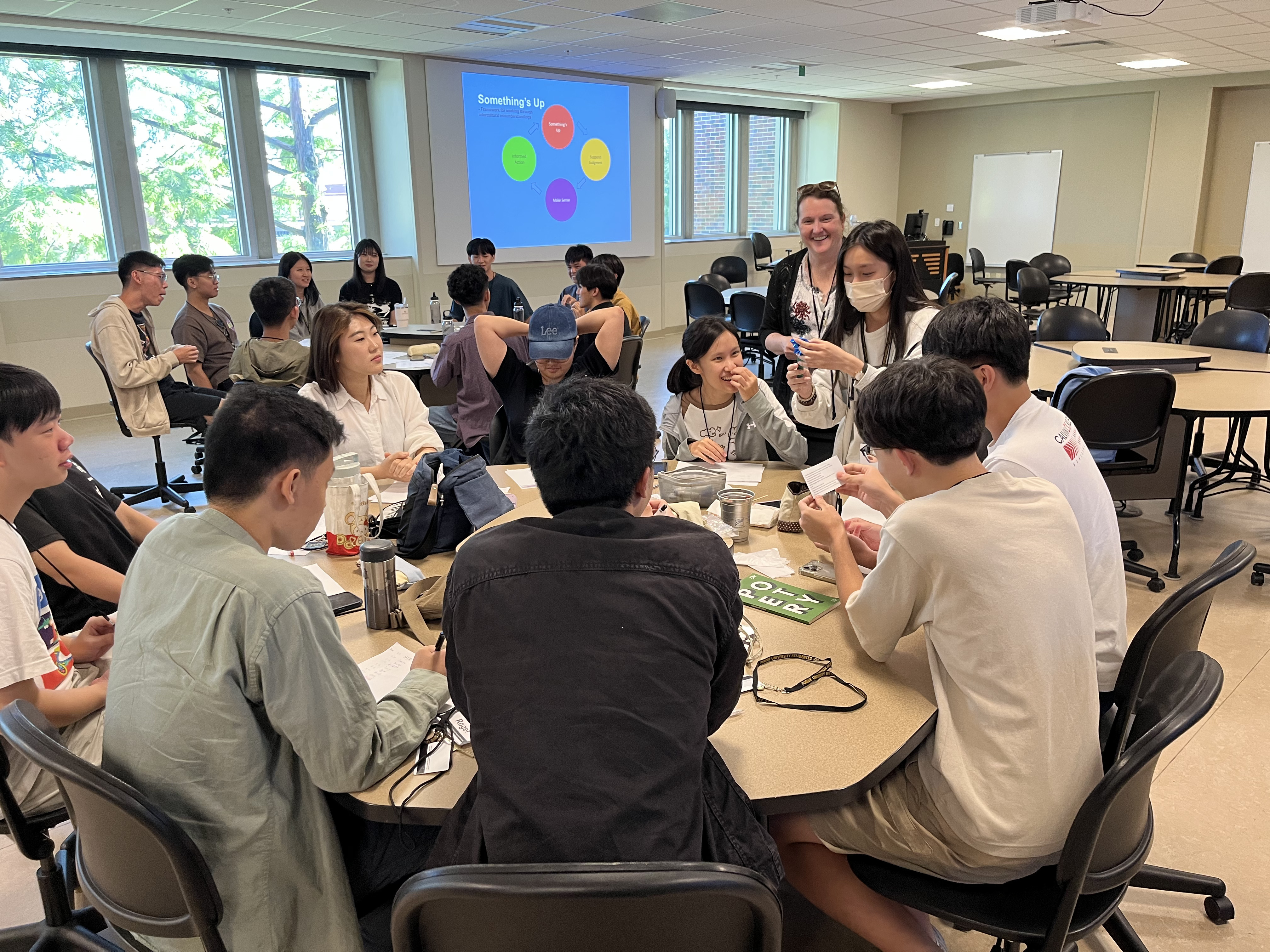 與南韓大學生一起進行 Intercultural Competence Learning 課程