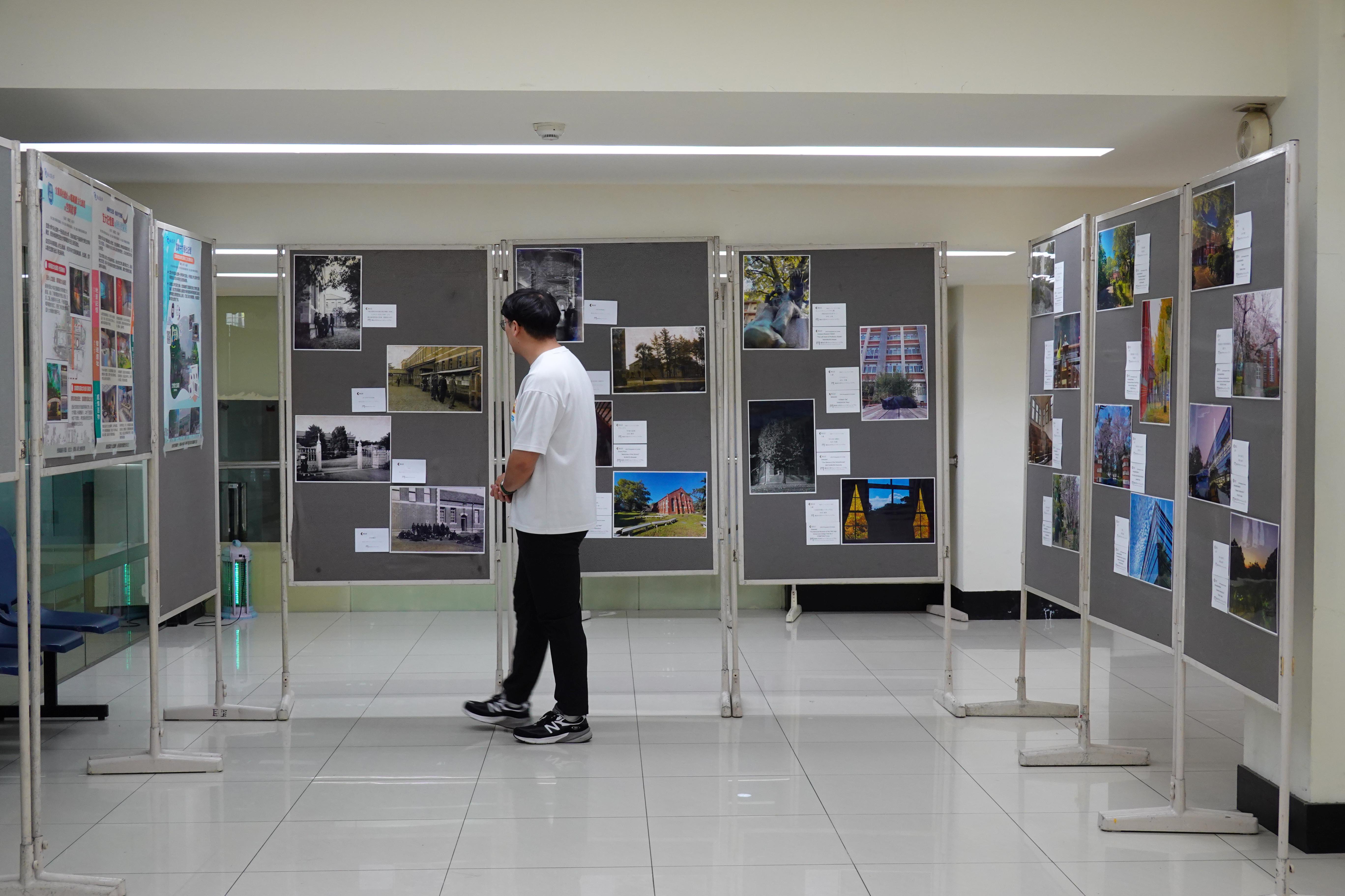 日本熊本大學松永拓己教授展出「熊本大學照片展：從第五高等學校時代到今日」，與專題演講內容相呼應