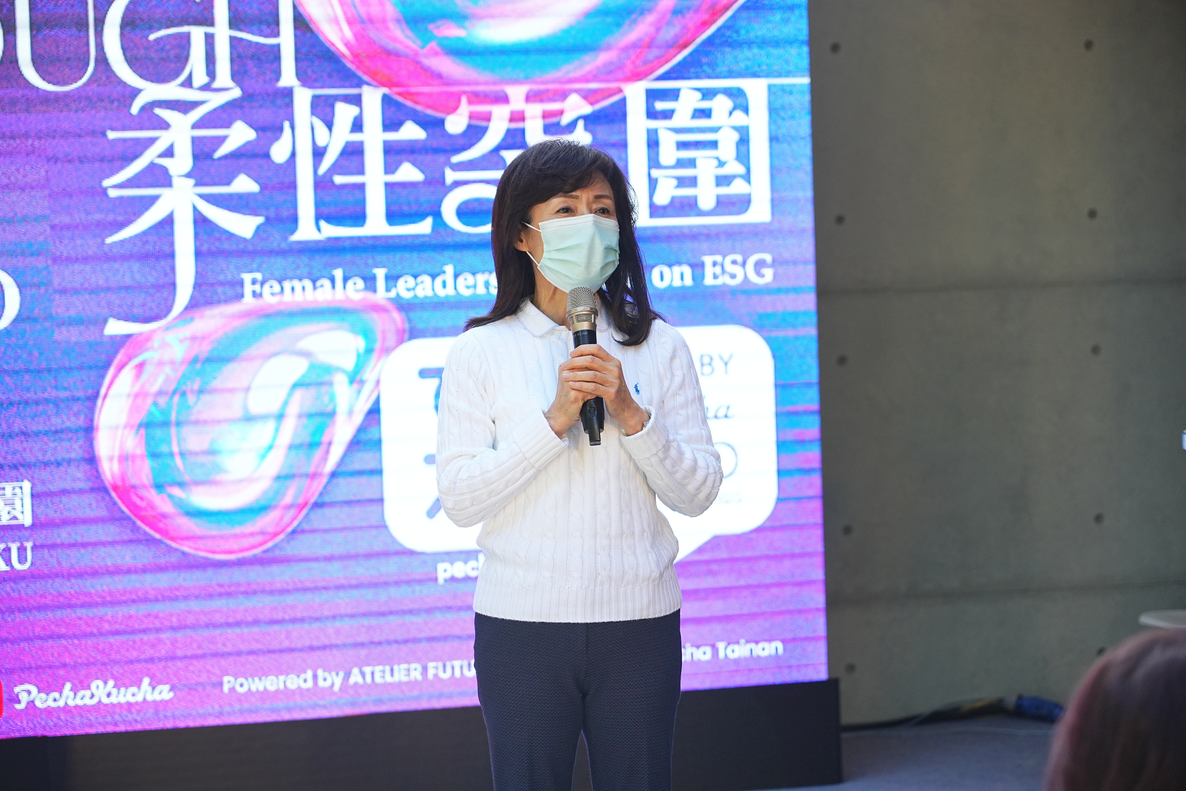 8.擔任壓軸演說的成大蘇慧貞校長