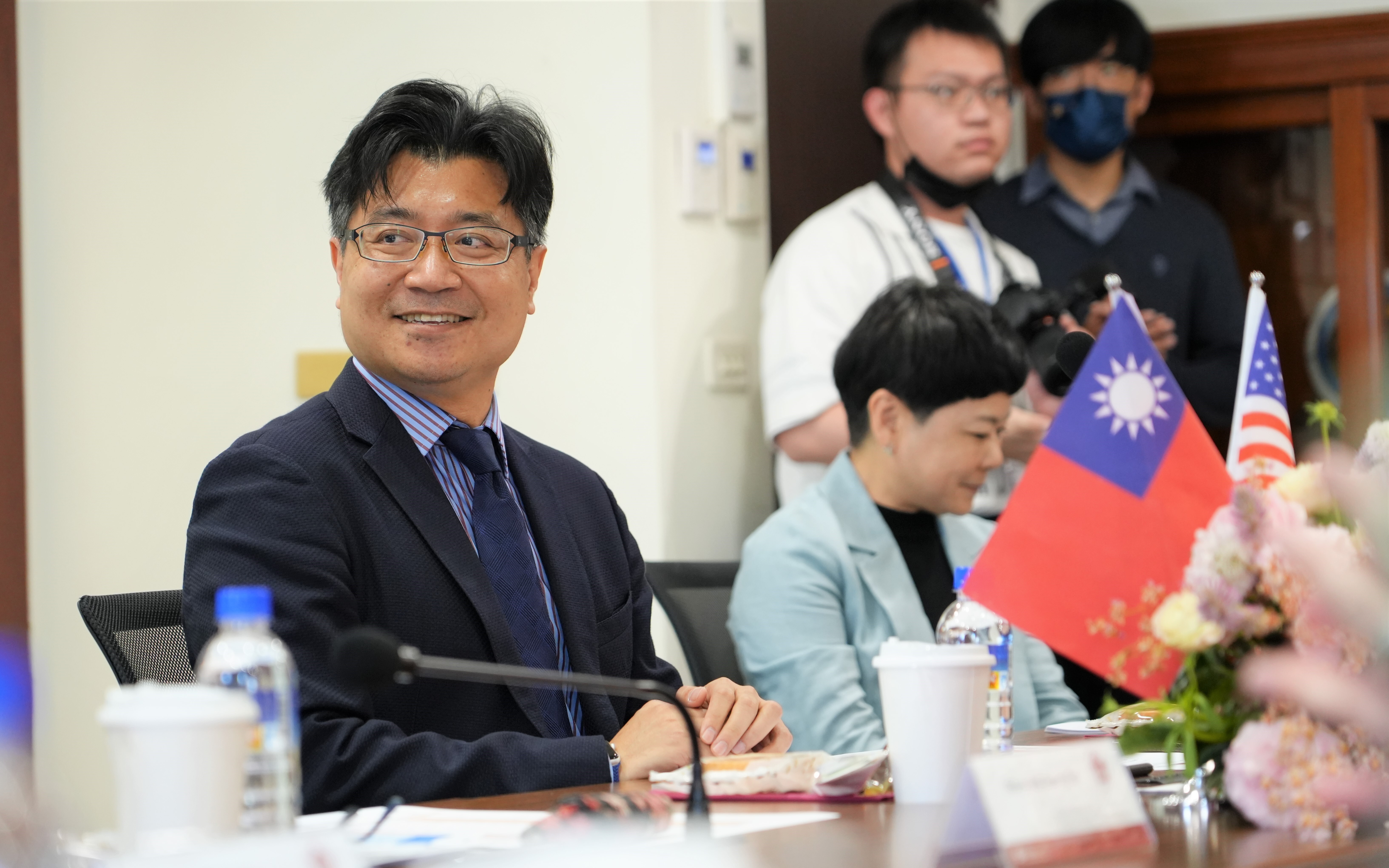 成大林建宏國際長指出，NCKU 建立了許多產官學（Industry-Academic-government）的合作創新，與美國尤其有很深的連結