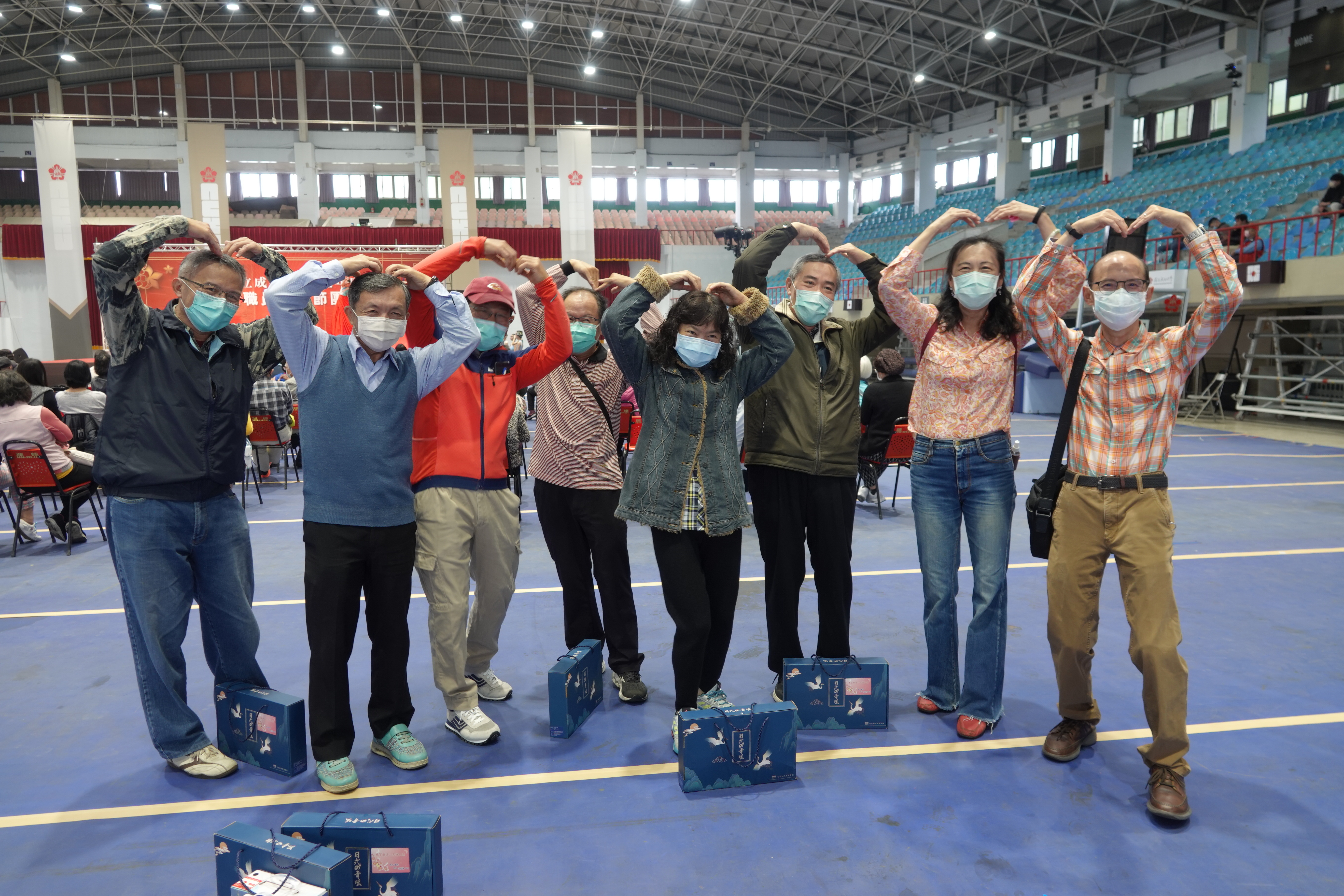 合影