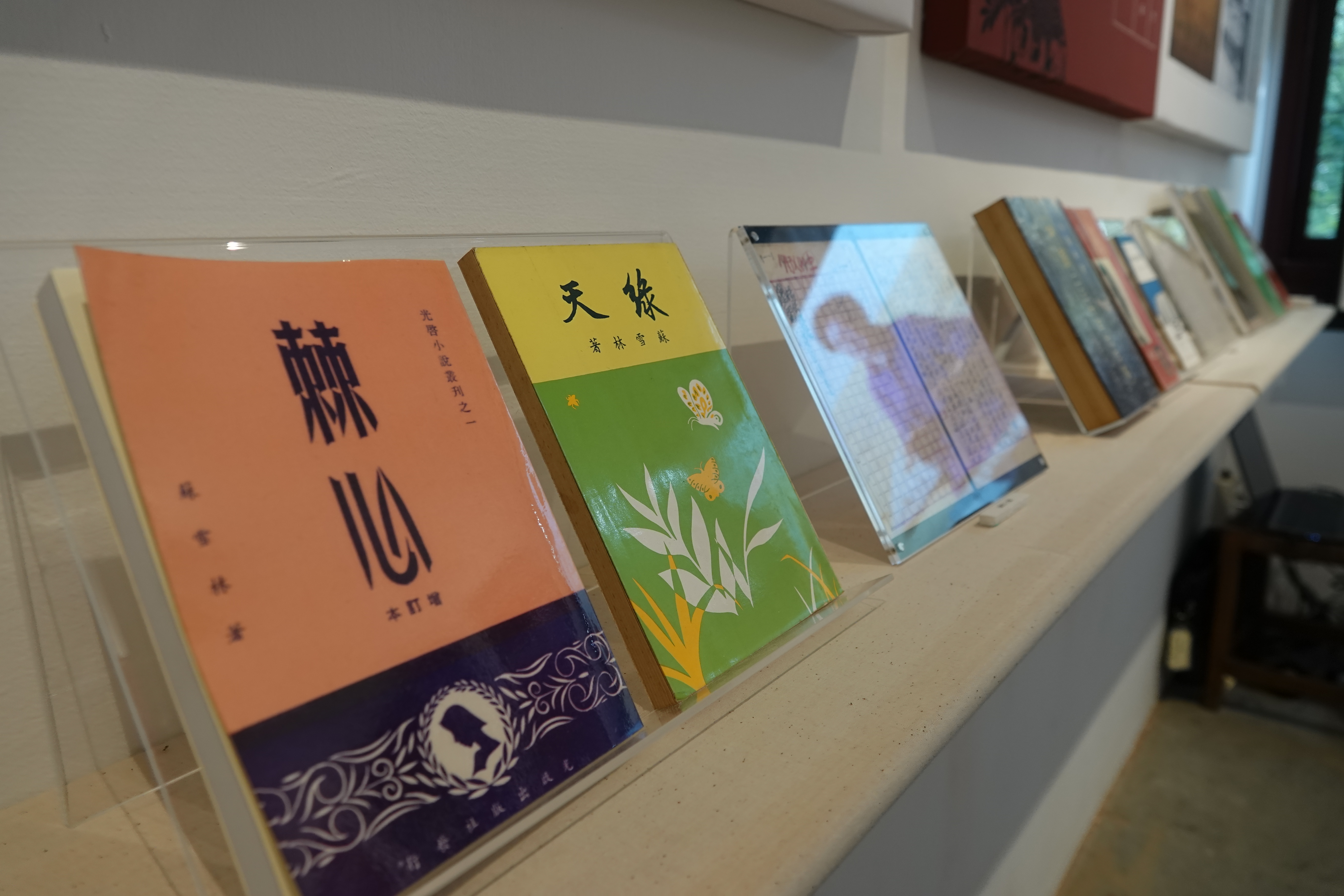 「詩文學海天地心─走入蘇雪林世界」常設展展出蘇雪林教授文學著作與珍貴手稿