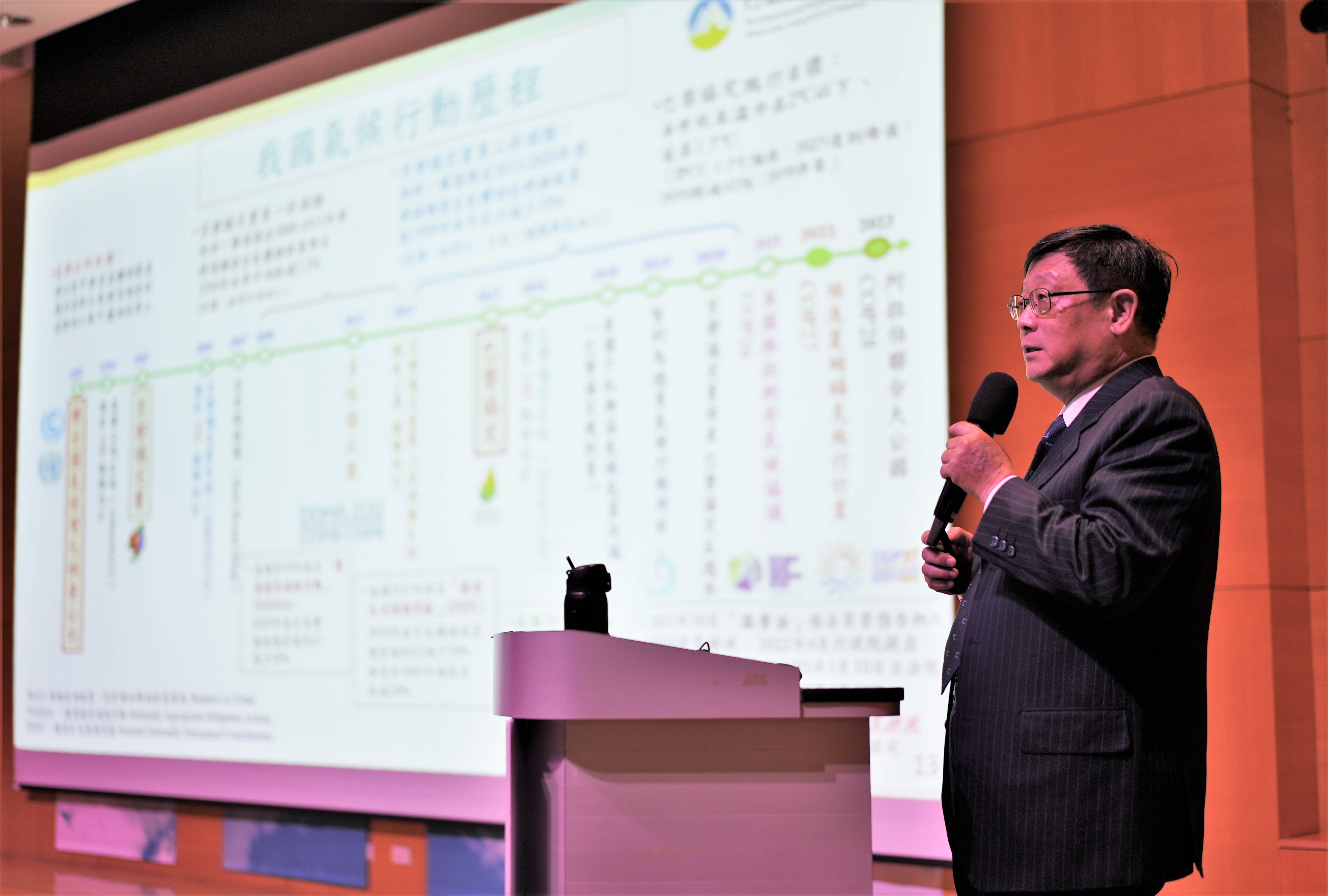 成大研發論壇 環保署長張子敬談我國2050淨零排放策略規劃與展望