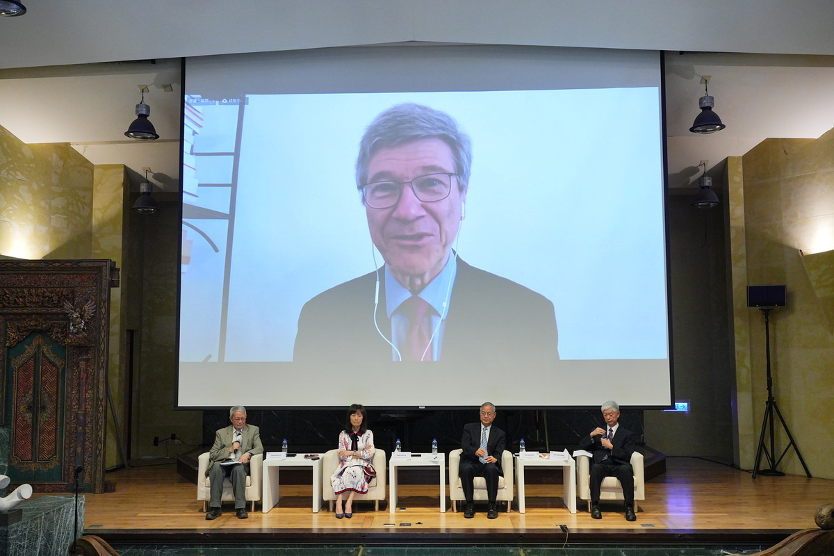 “Sustainable Development Pathway towards 2030 and Beyond”　Presented by Jeffrey D. Sachs, the 2022 Tang Prize Master, at NCKU on Sept. 26