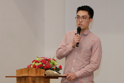 鄭旭成日前返成大附工畢業典禮勉勵學弟妹