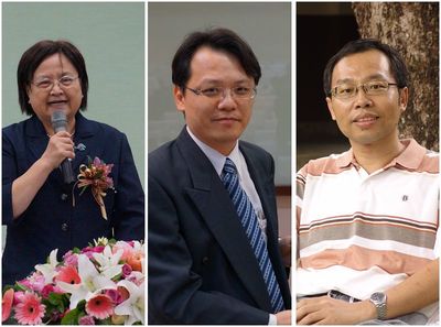 左起羅竹芳教授、許桂森教授、李同益教授