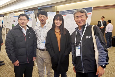 (Left)Chen, Wang, Yueh, and Prof. Wang