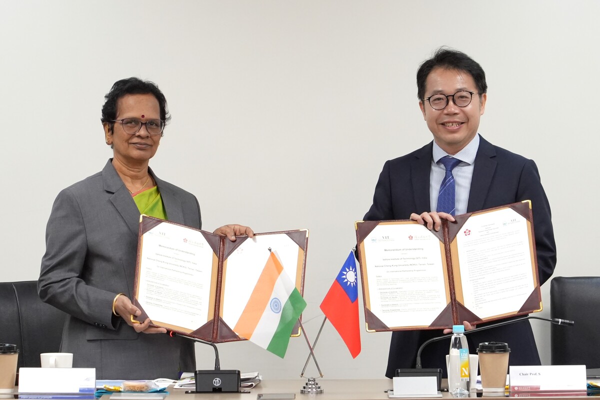 NCKU and India’s VIT Strengthen Academic Partnership