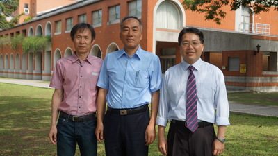 左起李玉郎教授、李文智教授、謝孫源教授