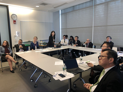 成大醫學院院長張俊彥日前率領參訪團，赴波士頓拜會哈佛大學牙醫學院。