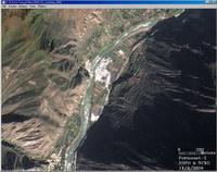圖2-1山崩土石流阻塞道路