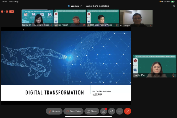 Digital Business and Case Studies Discussed in the 2021 NCKU-TUDa-UEH Digital Business Workshop