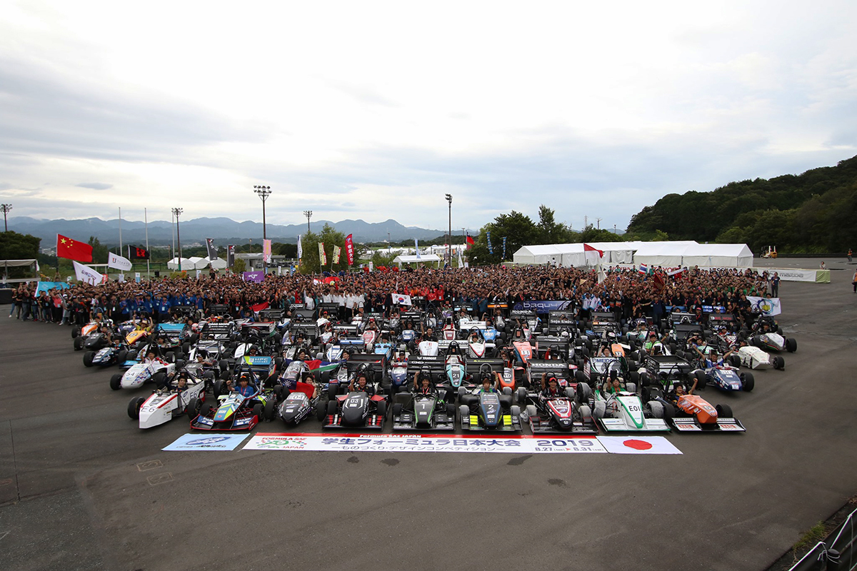At the Formula SAE 2019 competition in Japan