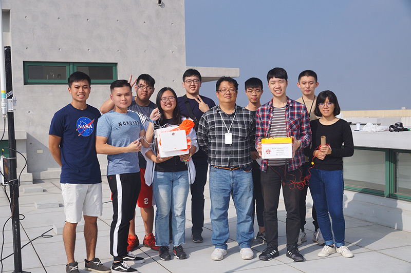 The two weather balloons were actually final projects for the “Space and Astronomical Apparatus Development” course at the institute